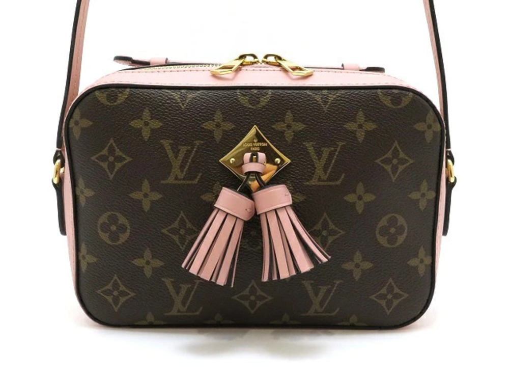 LOUIS VUITTON Saintonge Monogram Rose Pink Poudre